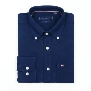 PREMEUM SOLID SHIRT - NEVY BLUE