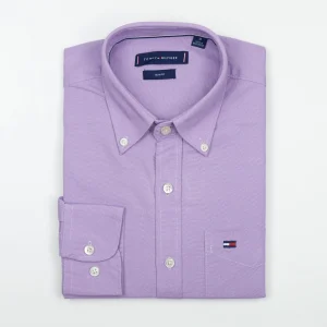 PREMEUM SOLID SHIRT - LAVENDAR